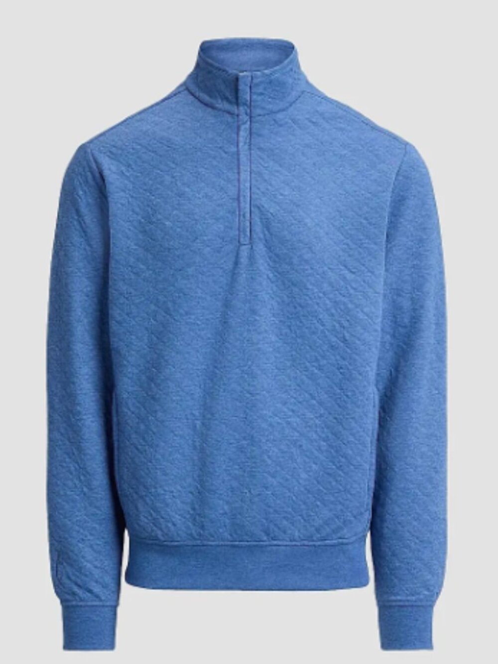 RLX Ralph Lauren Quilted Double-Knit Quarter-Zip Sweatshirt Mens Size L NWT
